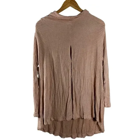 We The Free Oversized Ribbed Mock Neck Tunic Size Small - Picture 2 of 11